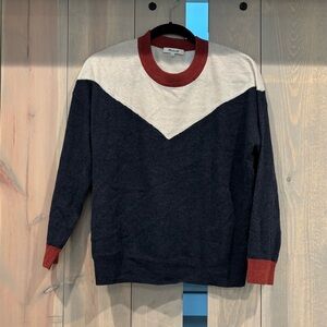Madewell wool-alpaca blend crew neck sweater size S
